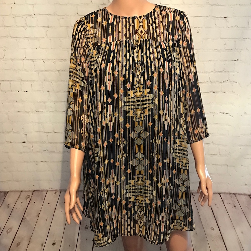 H & M beautiful tribal print inspired design boho size 6